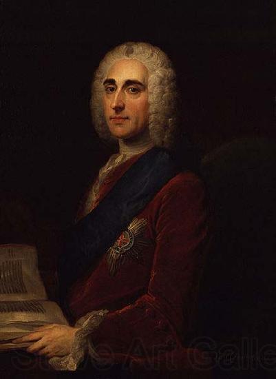 William Hoare Philip Dormer Stanhope, 4th Earl of Chesterfield France oil painting art